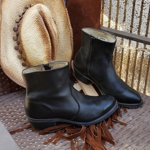 DurangobLeather Side Zip Western Boots DB950 - Picture 5 of 5